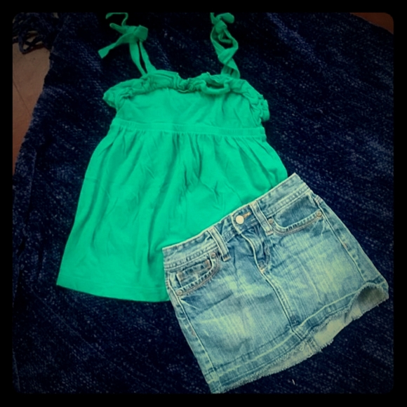 Old Navy Other - Girls size 6 Old Navy Tank and Jean skirt Old Navy Other - Girls size 6 Old Navy Tank and Jean skirt